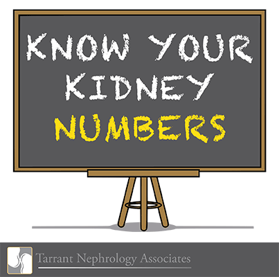 Kidney Disease - Know Your Numbes